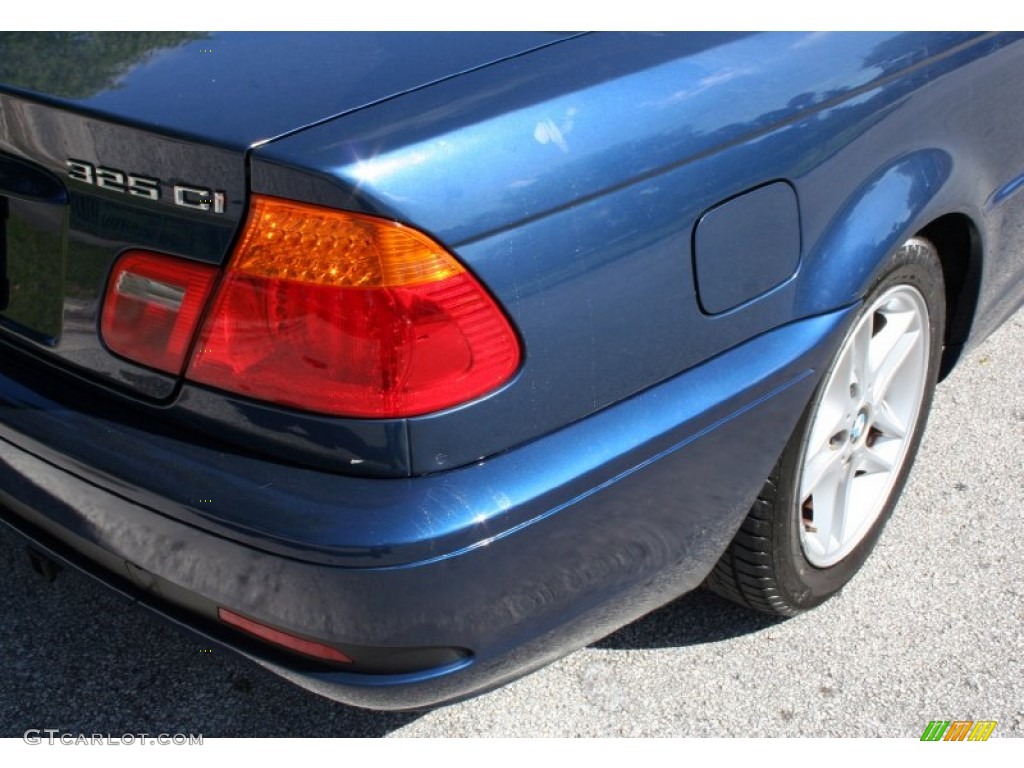 2004 3 Series 325i Convertible - Mystic Blue Metallic / Sand photo #28