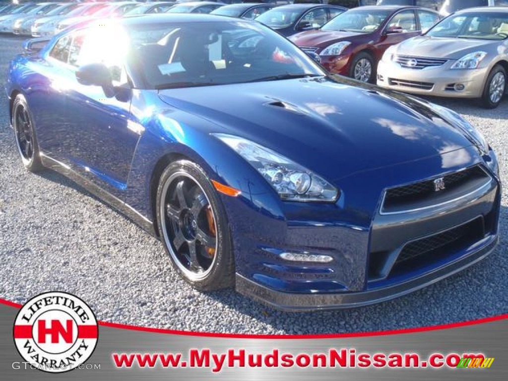 2012 GT-R Black Edition - Deep Blue Pearl / Black Edition Black/Red photo #1