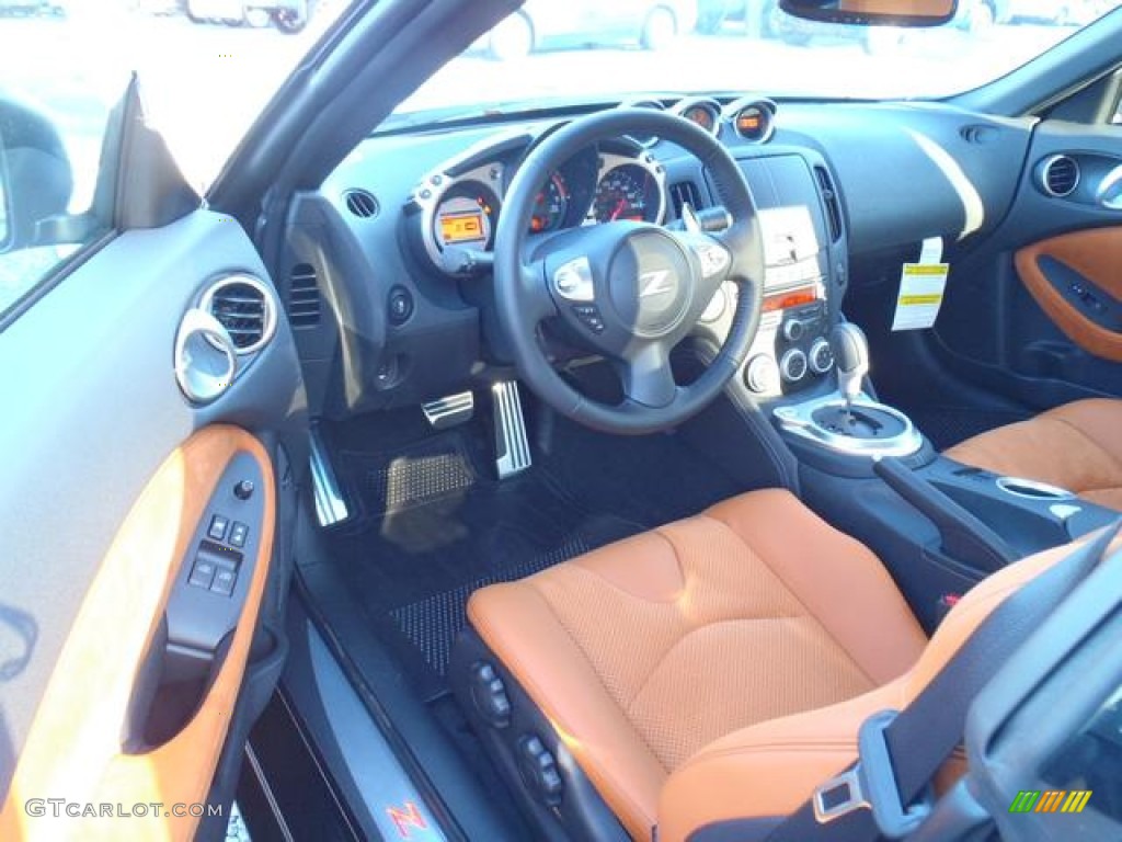 2012 Nissan 370Z Touring Coupe Persimmon Dashboard Photo #56752633