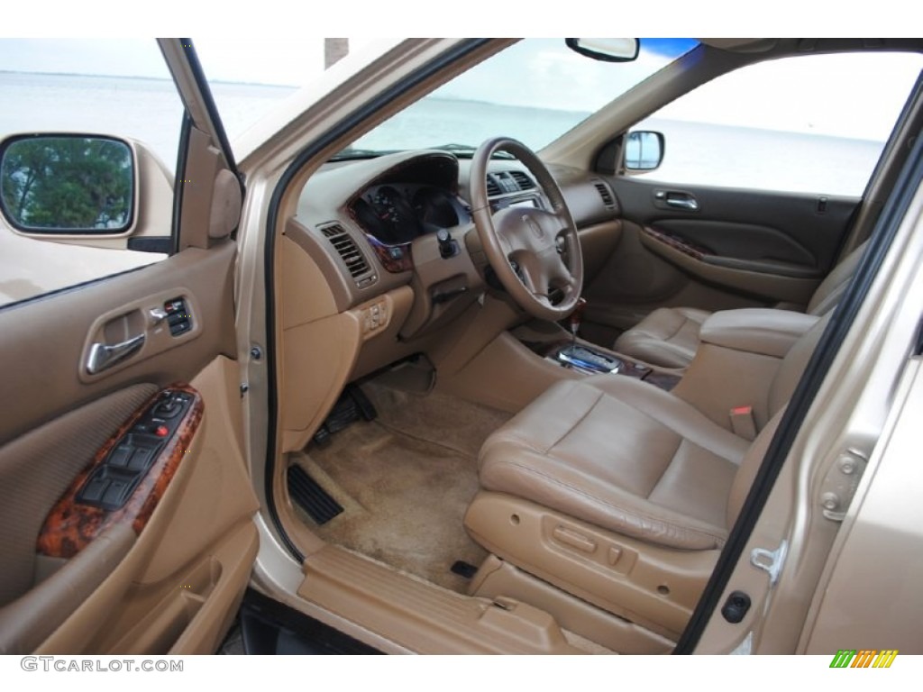 Saddle Interior 2001 Acura MDX Standard MDX Model Photo #56752665