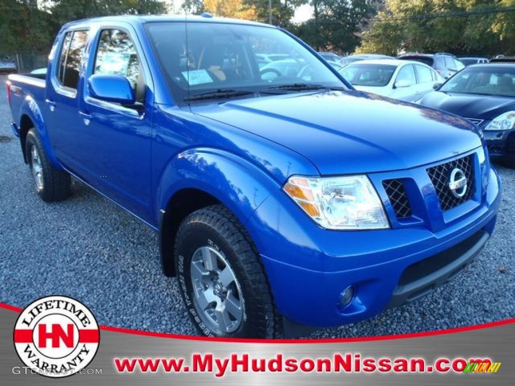 Metallic Blue Nissan Frontier