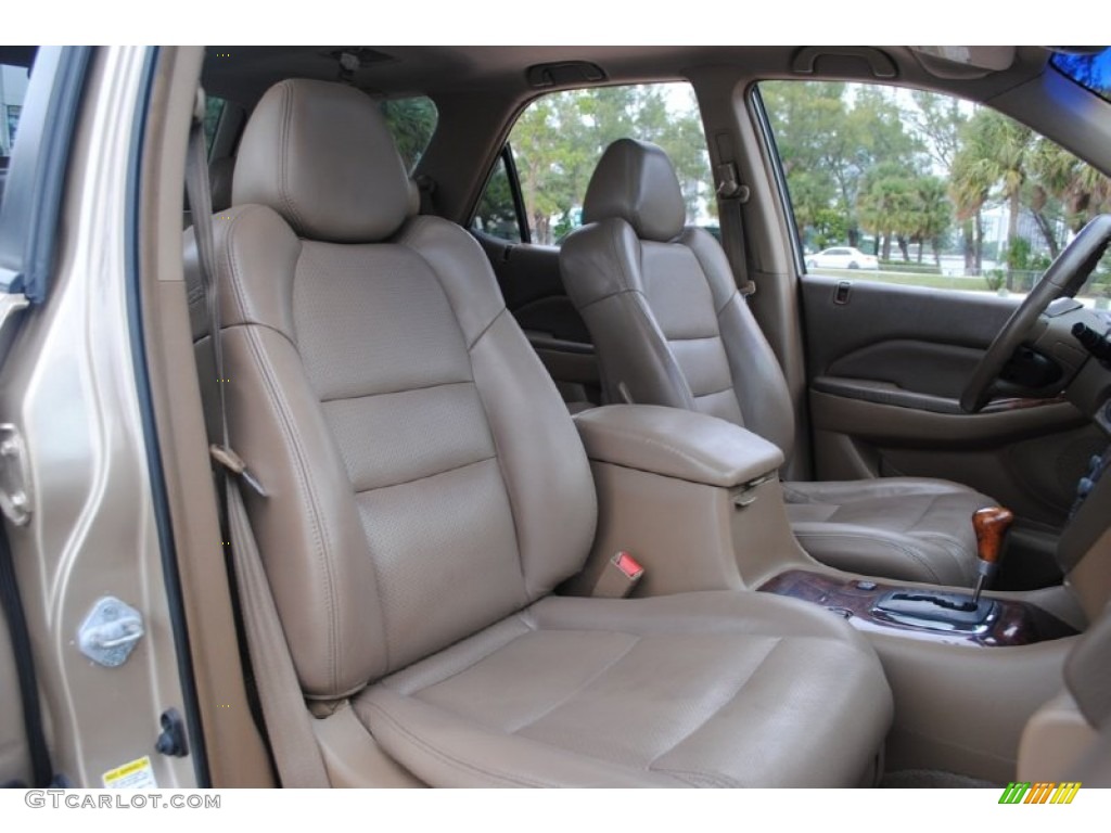 Saddle Interior 2001 Acura MDX Standard MDX Model Photo #56752722