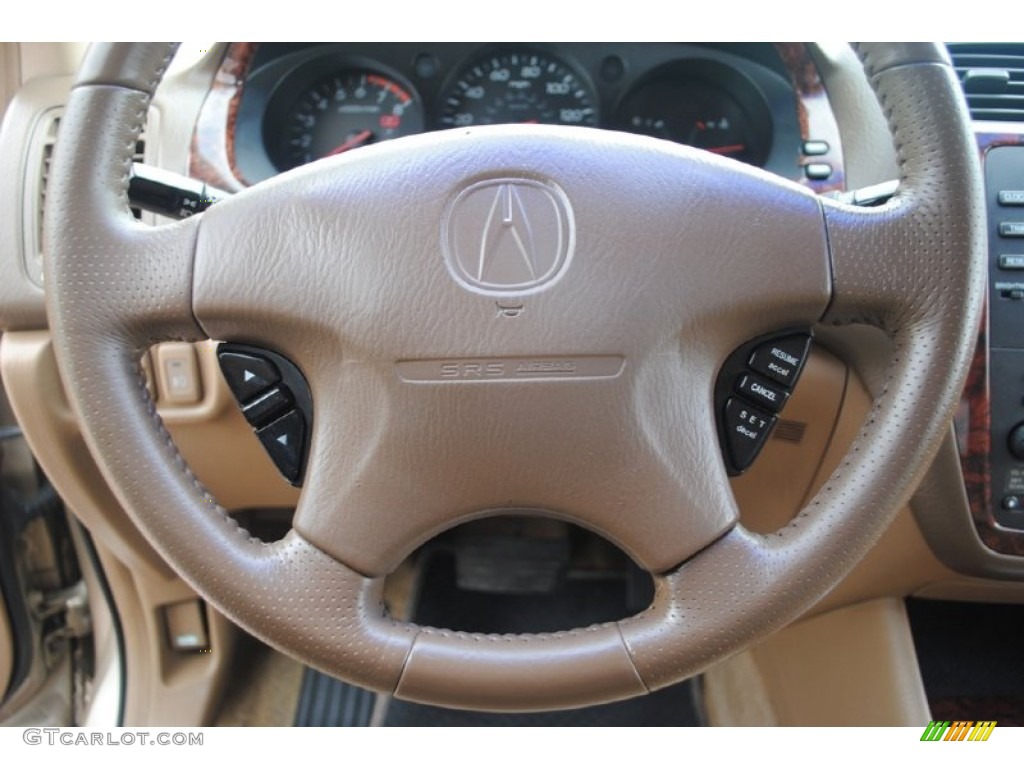 2001 Acura MDX Standard MDX Model Saddle Steering Wheel Photo #56752992