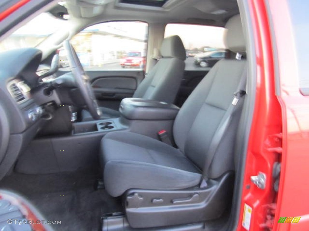 2009 Avalanche LT 4x4 - Inferno Orange Metallic / Ebony photo #10