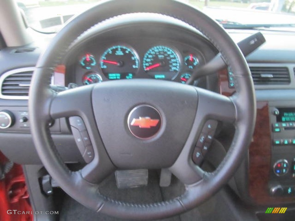 2009 Avalanche LT 4x4 - Inferno Orange Metallic / Ebony photo #13