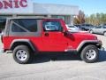 2006 Flame Red Jeep Wrangler Unlimited 4x4  photo #8