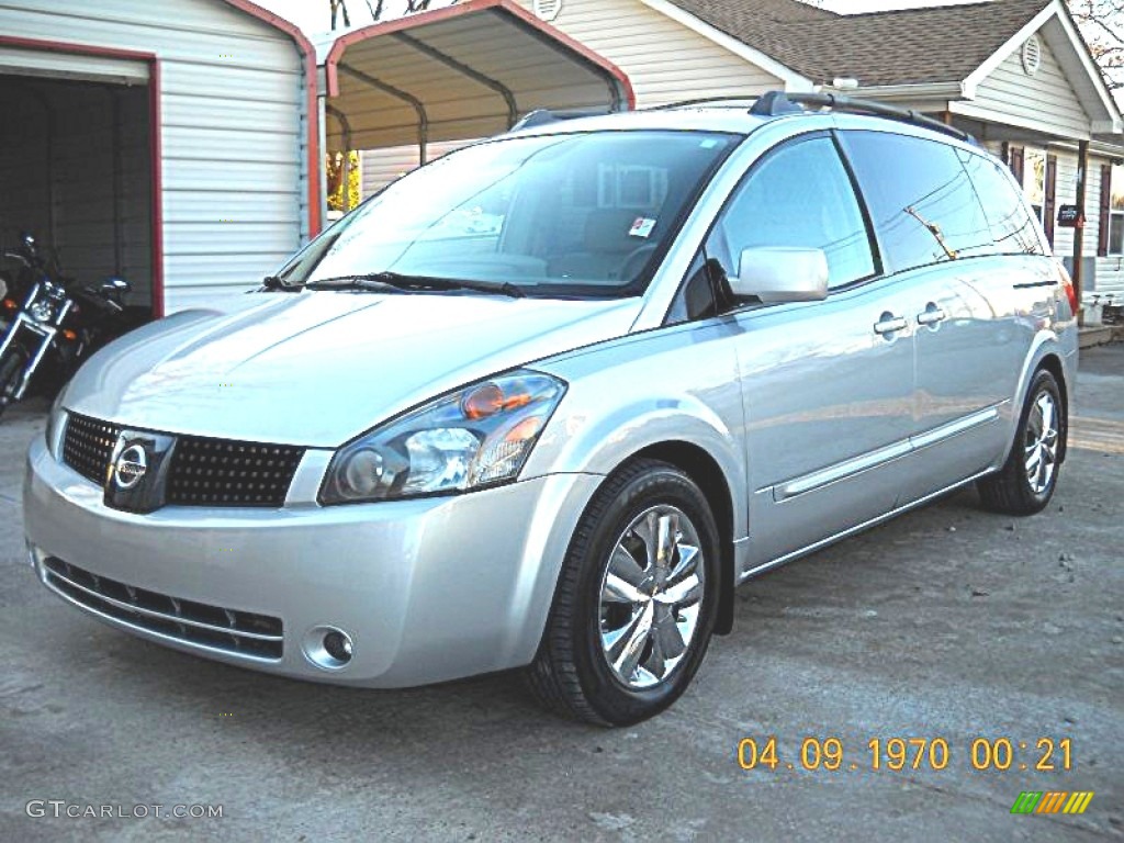 2004 Quest 3.5 SE - Silver Mist Metallic / Beige photo #1