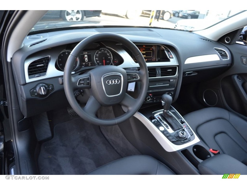 2011 Audi A4 2.0T quattro Sedan Black Dashboard Photo #56756274