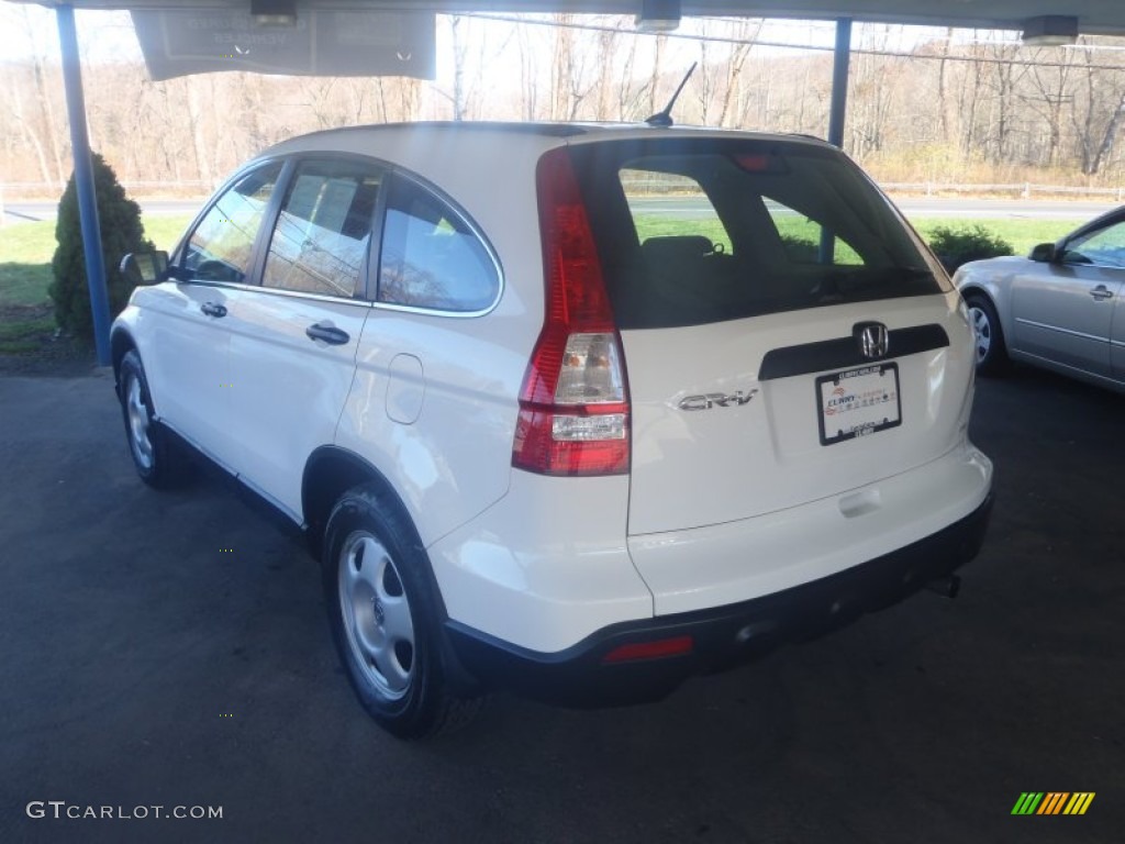 2008 CR-V LX 4WD - Taffeta White / Gray photo #2