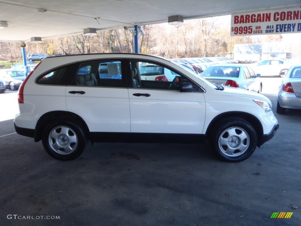 2008 CR-V LX 4WD - Taffeta White / Gray photo #27