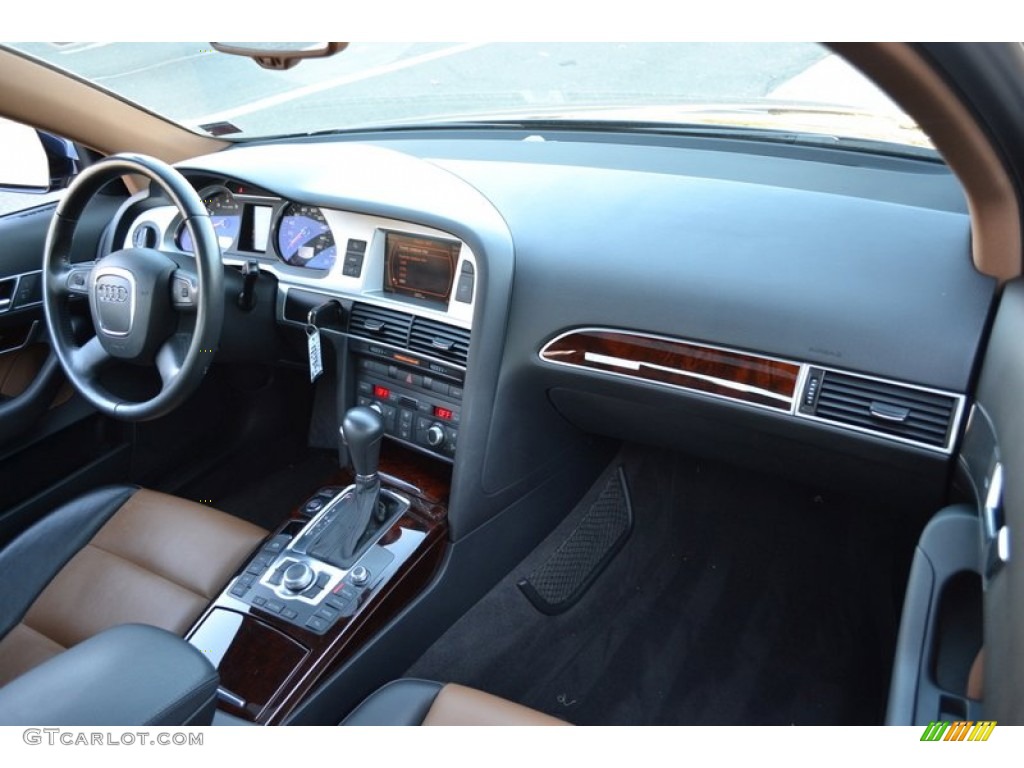 2009 Audi A6 3.0T quattro Sedan Amaretto/Black Dashboard Photo #56756646