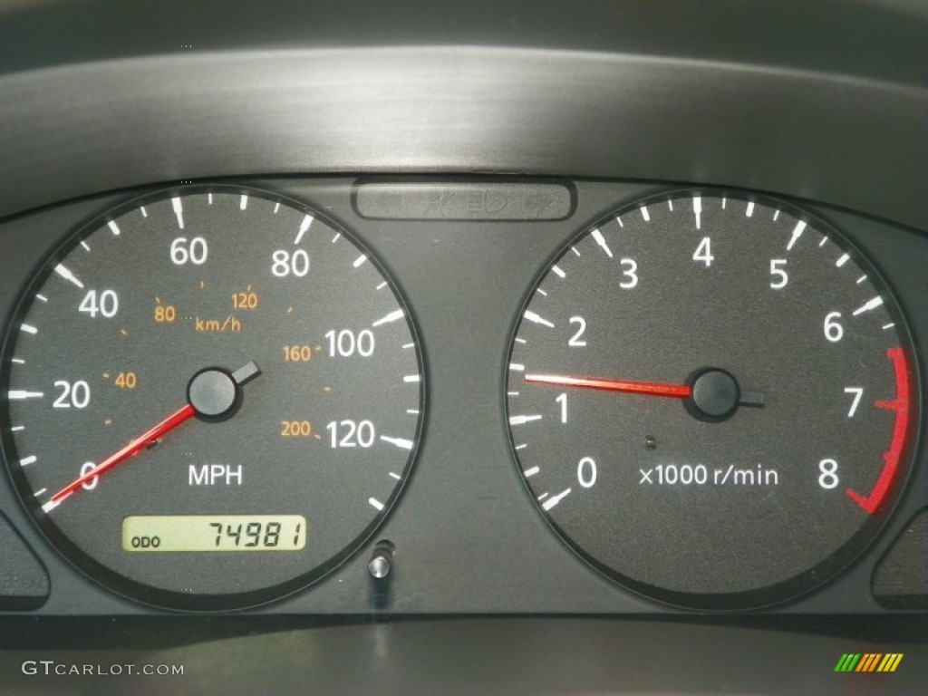 2004 Nissan Sentra 1.8 S Gauges Photo #56757183