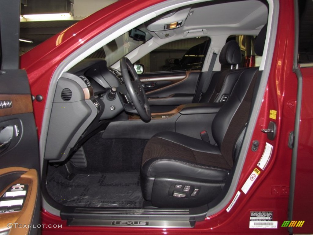 Black/Saddle Tan Interior 2010 Lexus LS 460 Photo #56757729