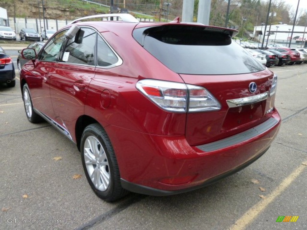 Matador Red Metallic 2012 Lexus RX 450h AWD Hybrid Exterior Photo #56758455