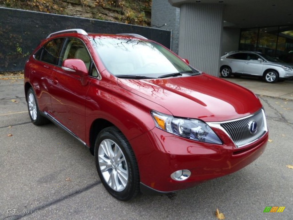 Matador Red Metallic 2012 Lexus RX 450h AWD Hybrid Exterior Photo #56758476