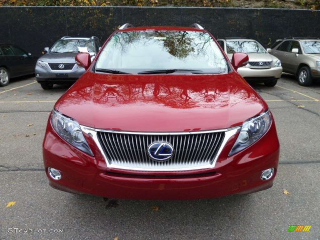 Matador Red Metallic 2012 Lexus RX 450h AWD Hybrid Exterior Photo #56758482