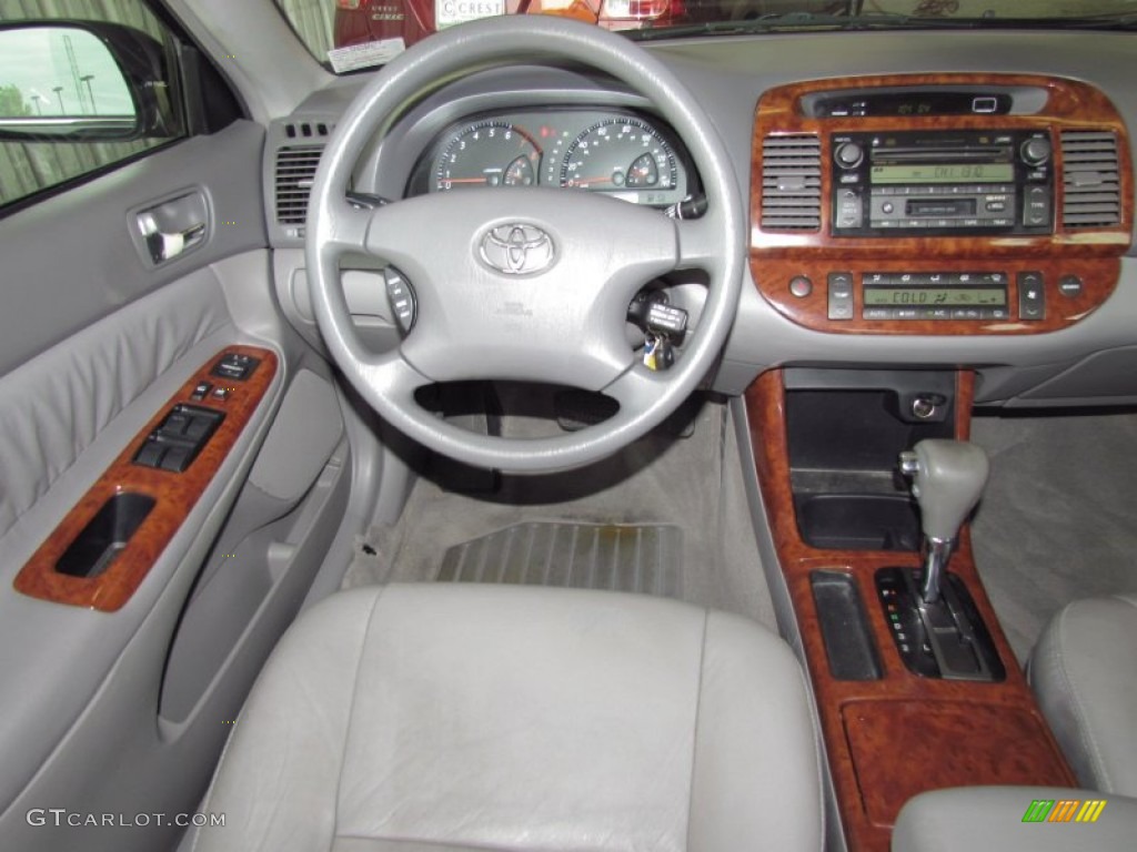 2004 Camry XLE V6 - Black / Taupe photo #14