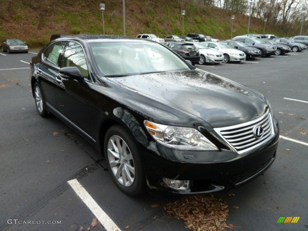Obsidian Black 2012 Lexus LS 460 AWD Exterior Photo #56759067