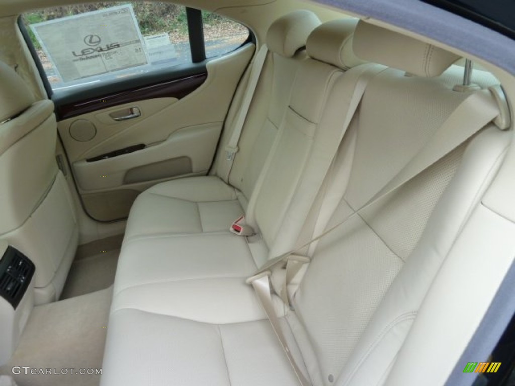 Parchment/Medium Brown Walnut Interior 2012 Lexus LS 460 AWD Photo #56759100