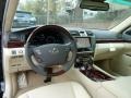 Parchment/Medium Brown Walnut Dashboard Photo for 2012 Lexus LS #56759103