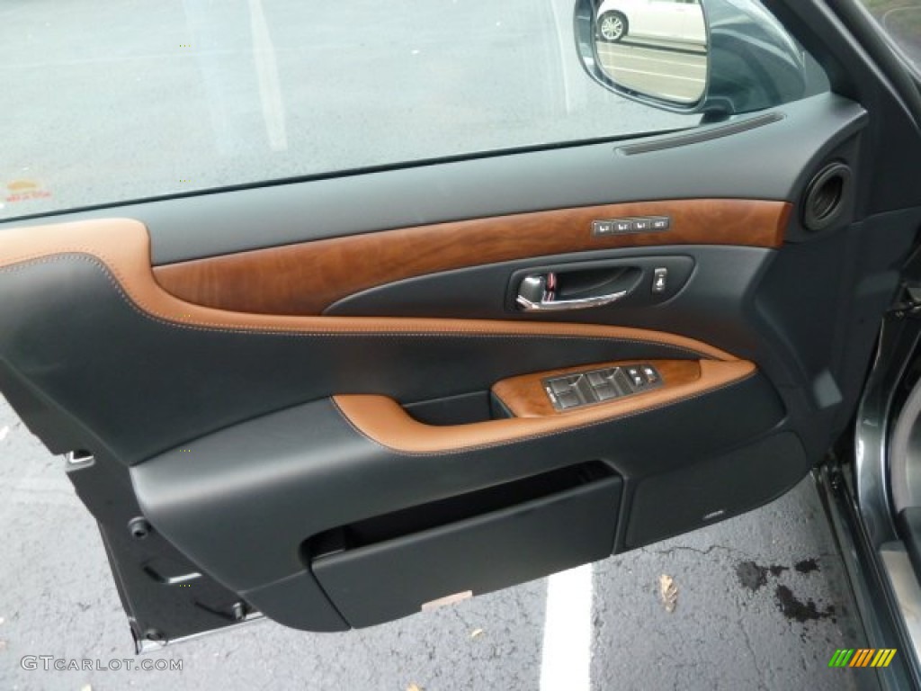 2011 Lexus LS 460 AWD Black Door Panel Photo #56759229