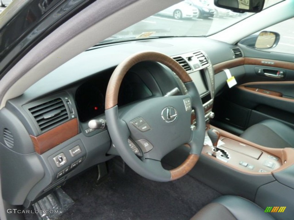 2011 Lexus LS 460 AWD Black Dashboard Photo #56759235