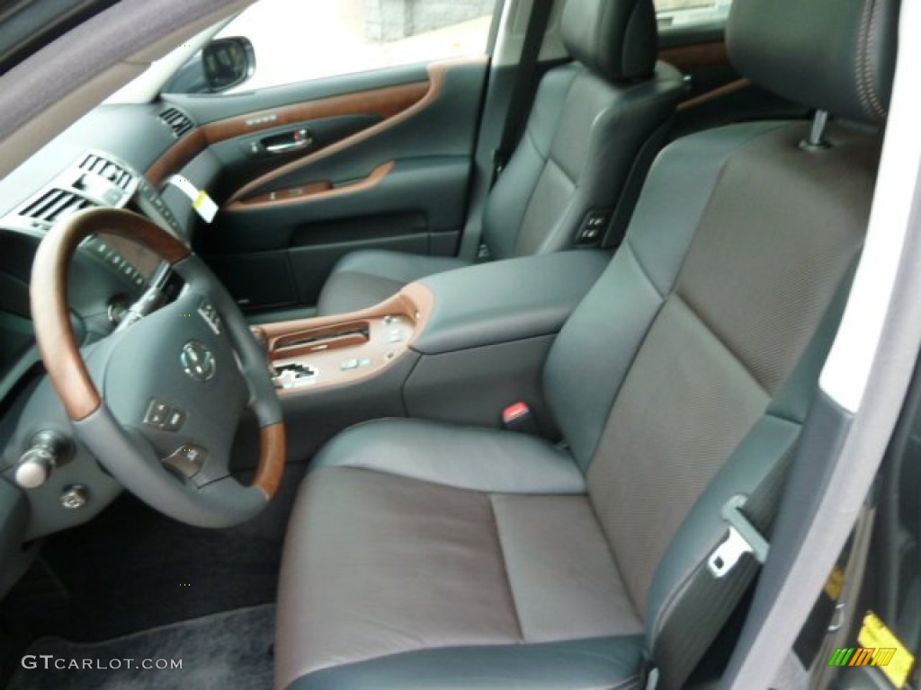 Black/Medium Brown Interior 2011 Lexus LS 460 AWD Photo #56759328