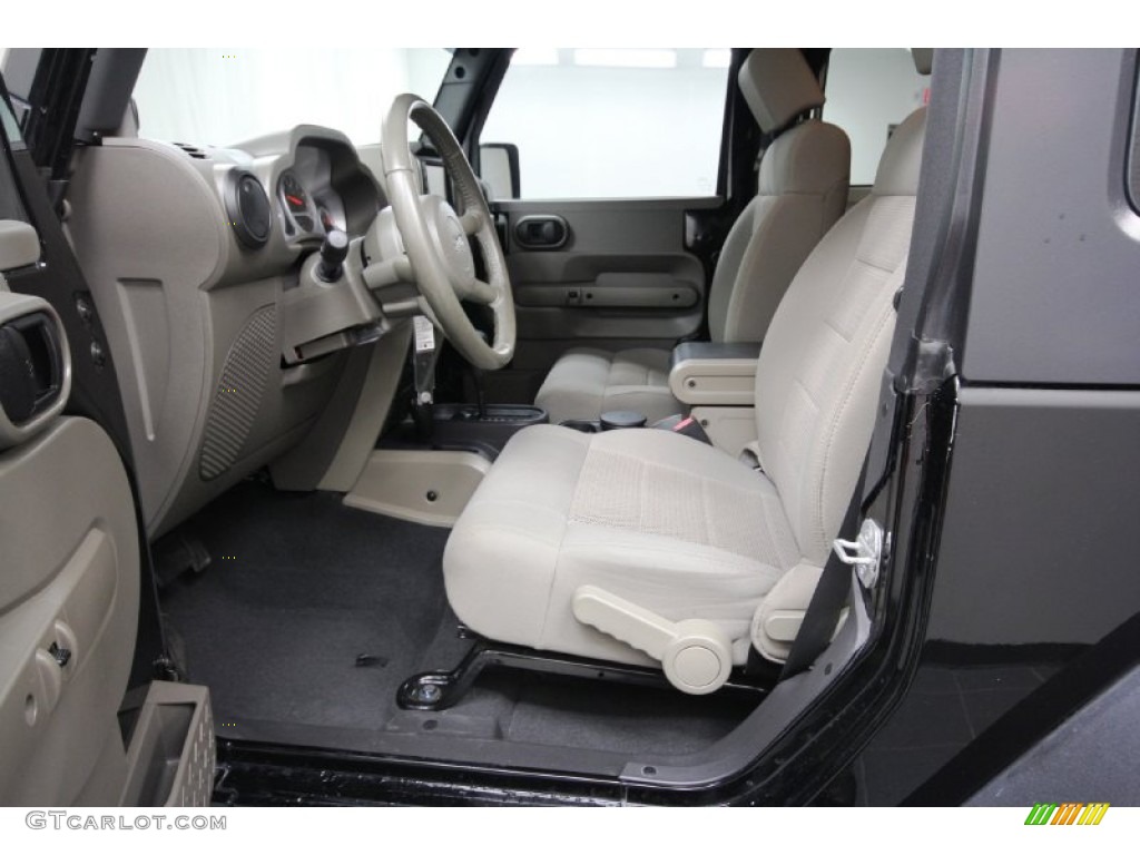 Dark Khaki/Medium Khaki Interior 2009 Jeep Wrangler Rubicon 4x4 Photo #56760066