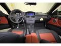 2012 BMW M3 Fox Red/Black/Black Interior Dashboard Photo