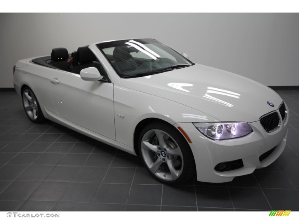 2012 3 Series 335i Convertible - Alpine White / Black photo #1