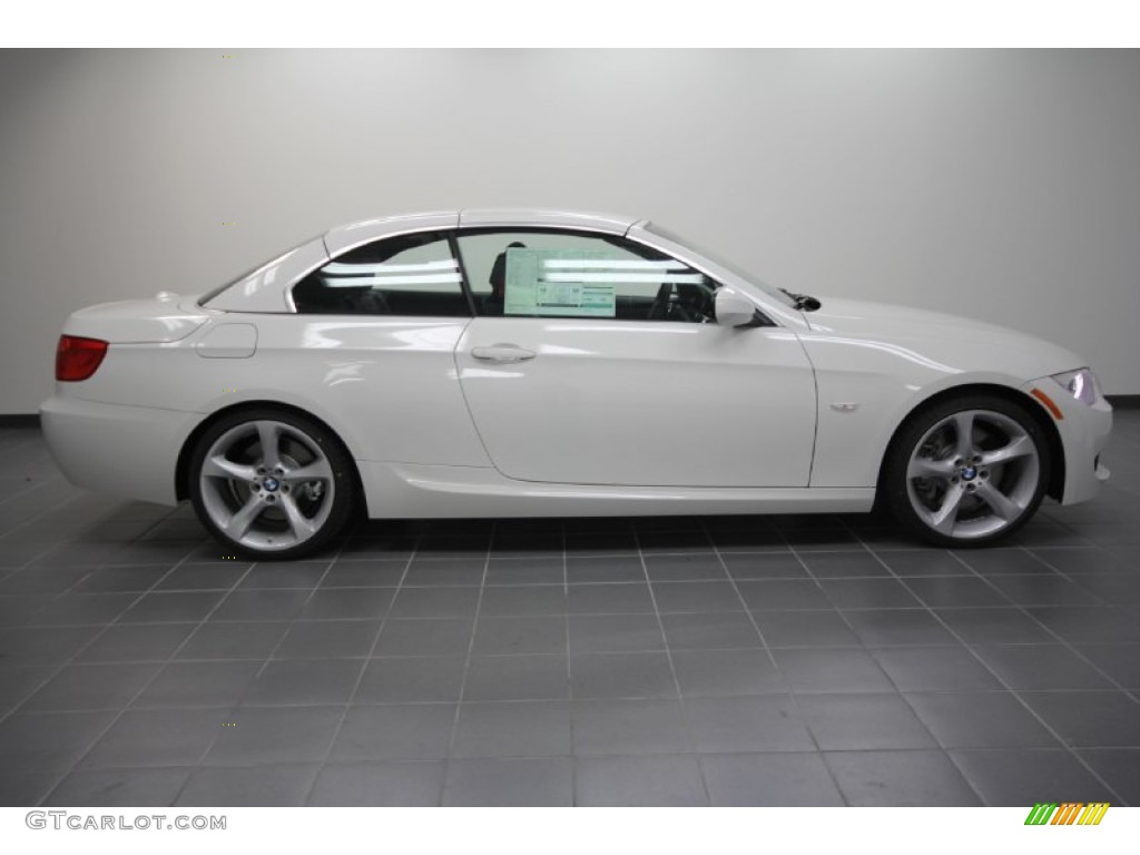 2012 3 Series 335i Convertible - Alpine White / Black photo #4