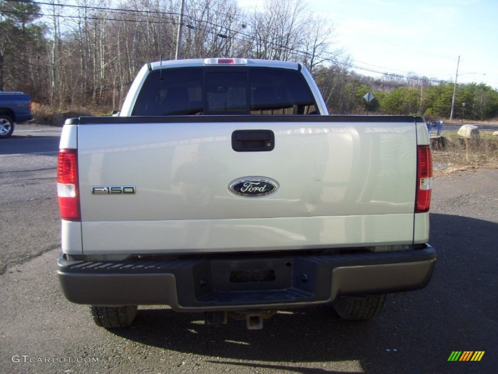 2004 F150 FX4 SuperCab 4x4 - Silver Metallic / Black photo #6