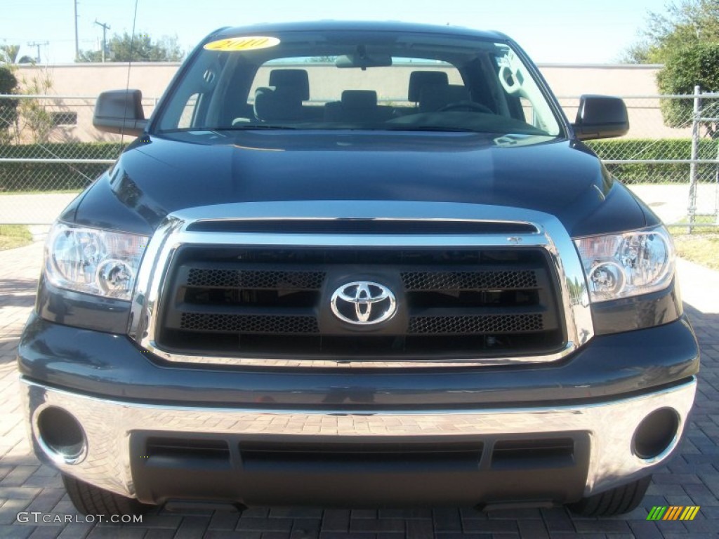 2010 Tundra Double Cab - Slate Gray Metallic / Graphite Gray photo #11