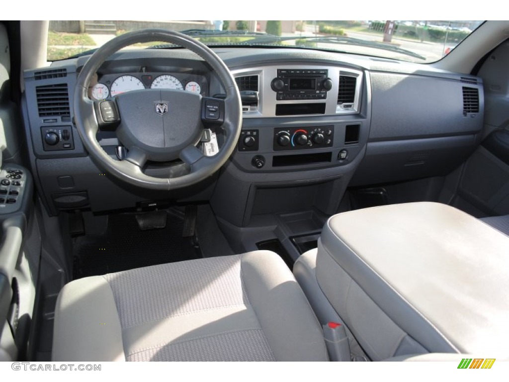 2007 Ram 1500 SLT Mega Cab 4x4 - Brilliant Black Crystal Pearl / Medium Slate Gray photo #10