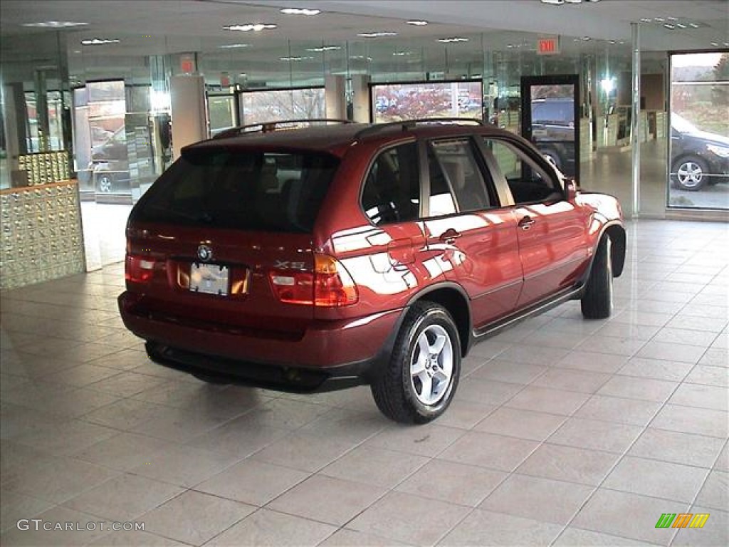 2002 X5 3.0i - Siena Red Metallic / Grey photo #27