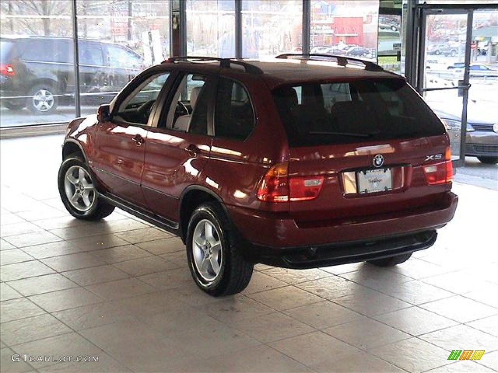 2002 X5 3.0i - Siena Red Metallic / Grey photo #29