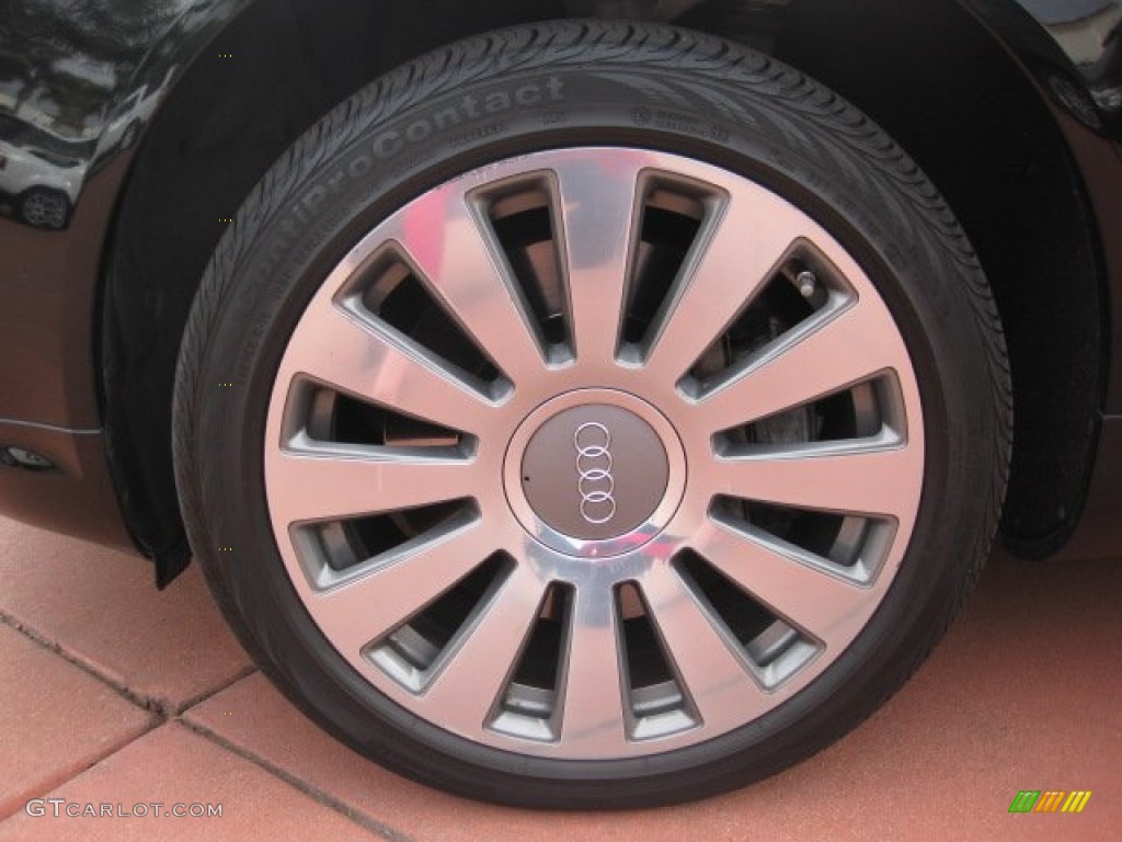 2005 A8 L 4.2 quattro - Brilliant Black / Black/Amaretto photo #15