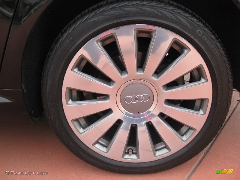 2005 A8 L 4.2 quattro - Brilliant Black / Black/Amaretto photo #16