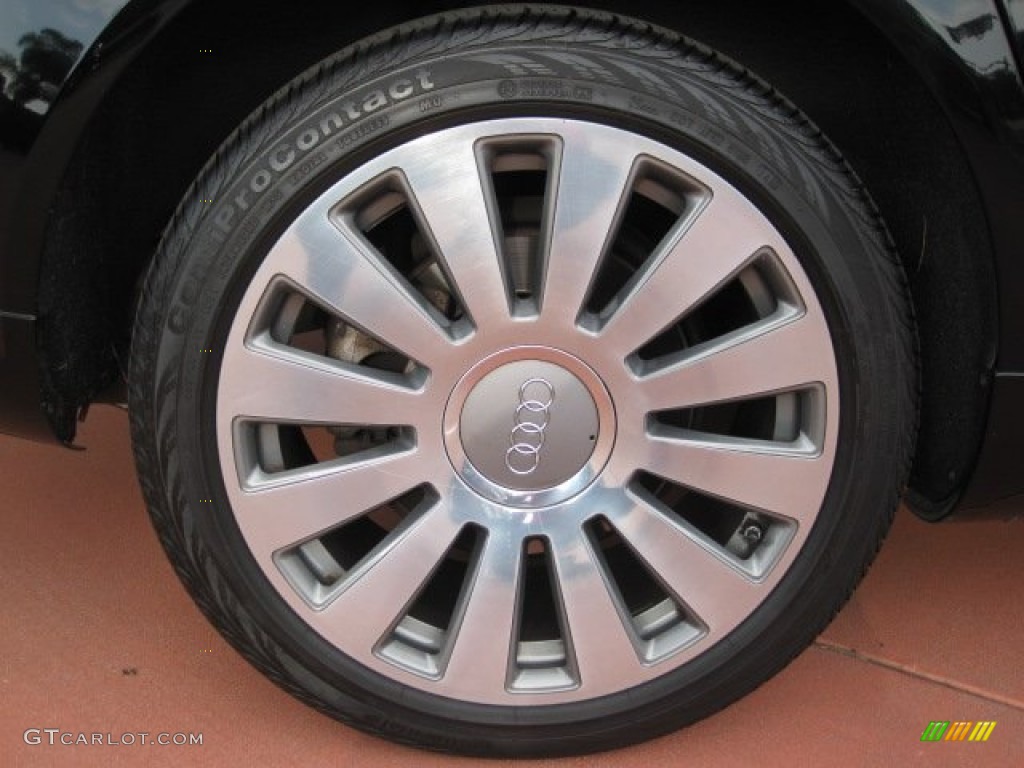 2005 A8 L 4.2 quattro - Brilliant Black / Black/Amaretto photo #17