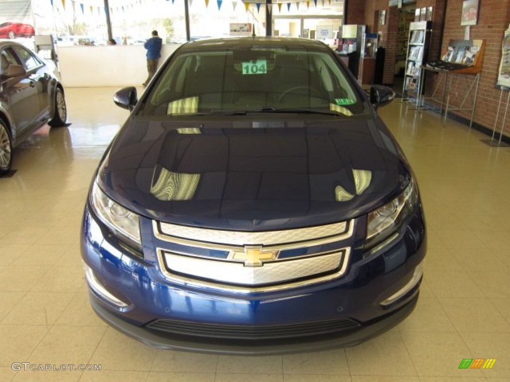 Blue Topaz Metallic 2012 Chevrolet Volt Hatchback Exterior Photo #56763791