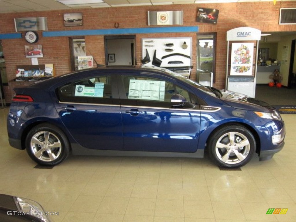 Blue Topaz Metallic 2012 Chevrolet Volt Hatchback Exterior Photo #56763849