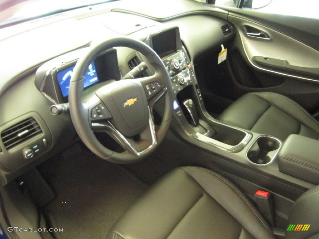 Jet Black/Dark Accents Interior 2012 Chevrolet Volt Hatchback Photo #56763876