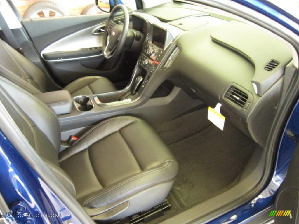 2012 Chevrolet Volt Hatchback Jet Black/Dark Accents Dashboard Photo #56763927
