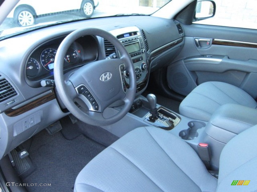 Gray Interior 2011 Hyundai Santa Fe GLS AWD Photo #56764746
