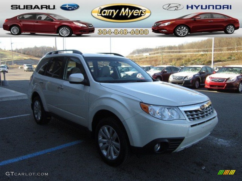 Satin White Pearl Subaru Forester