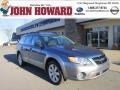 2009 Newport Blue Pearl Subaru Outback 2.5i Special Edition Wagon  photo #1