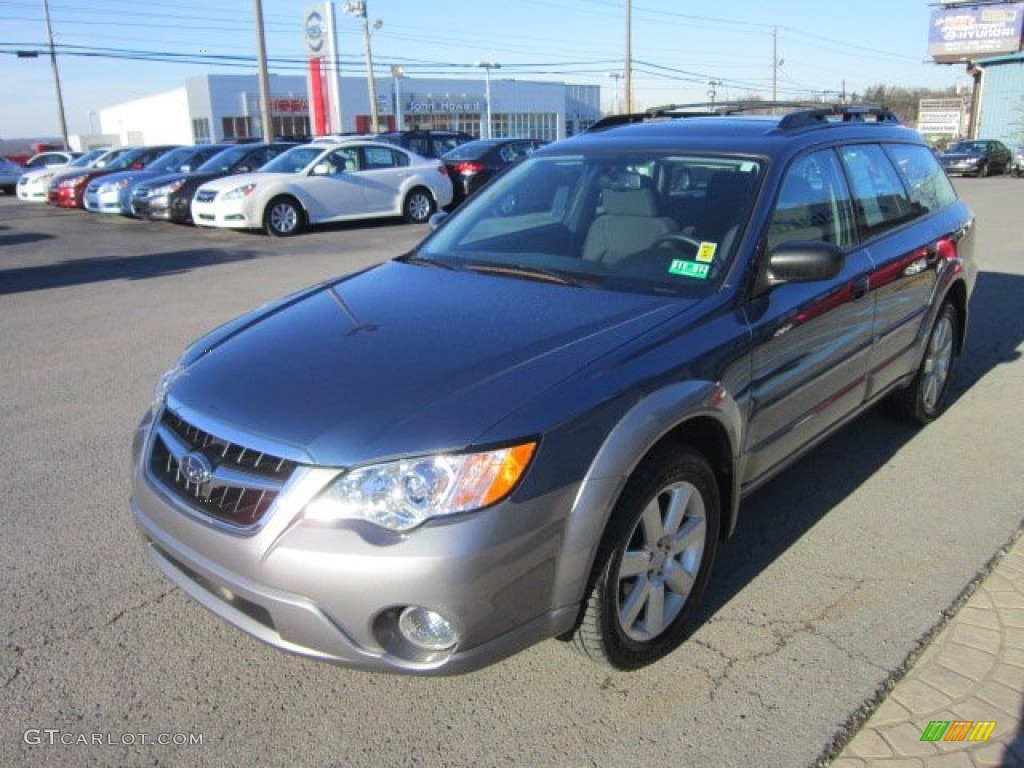 2009 Outback 2.5i Special Edition Wagon - Newport Blue Pearl / Off Black photo #2