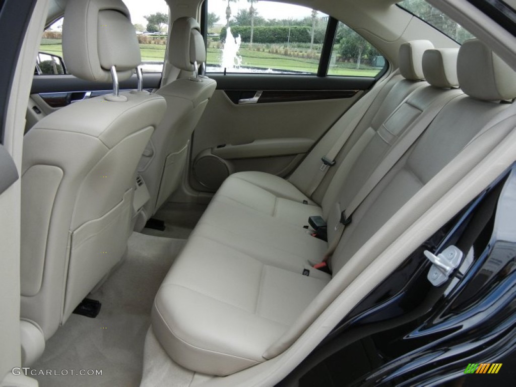 Almond/Mocha Interior 2010 Mercedes-Benz C 350 Sport Photo #56765607