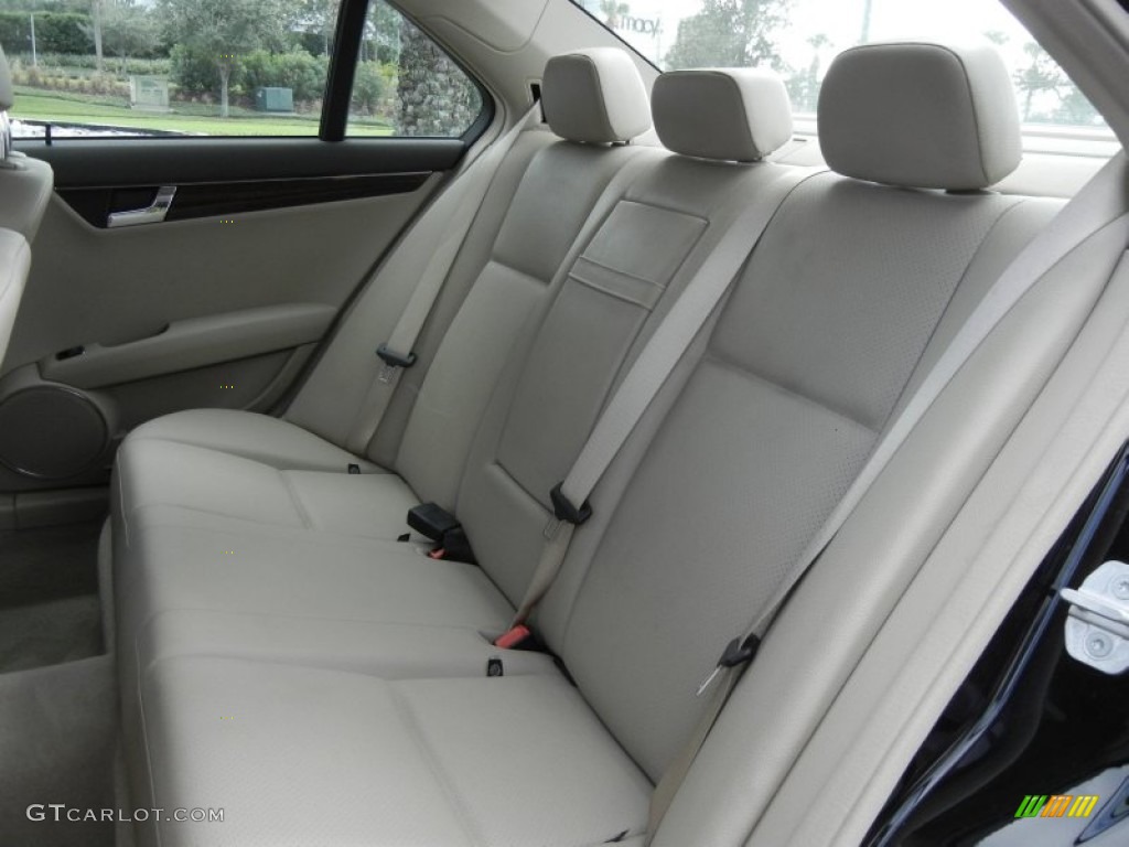 Almond/Mocha Interior 2010 Mercedes-Benz C 350 Sport Photo #56765616