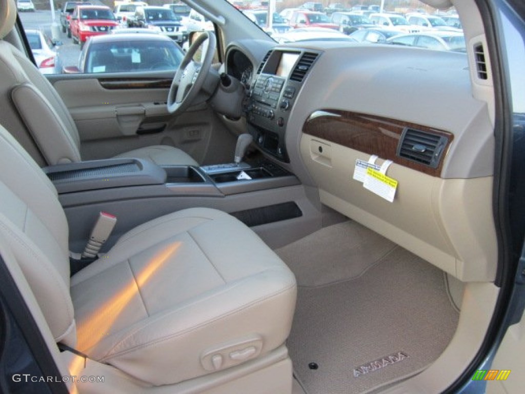 Almond Interior 2012 Nissan Armada SL 4WD Photo #56766504